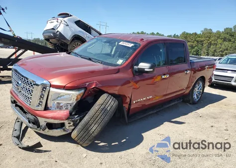 2018 Nissan Titan Sv из США, поврежденный, VIN 1N6AA1E68JN502938